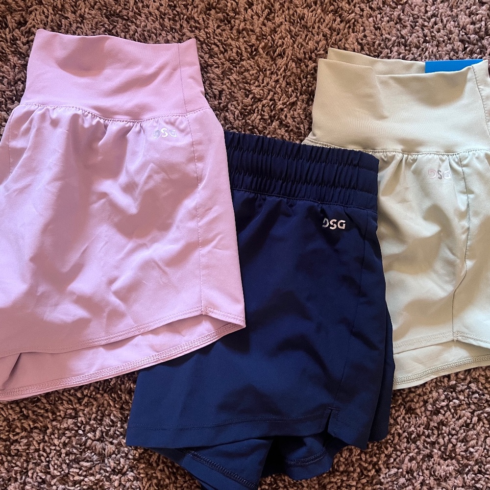 DSG youth girls medium shorts bundle
